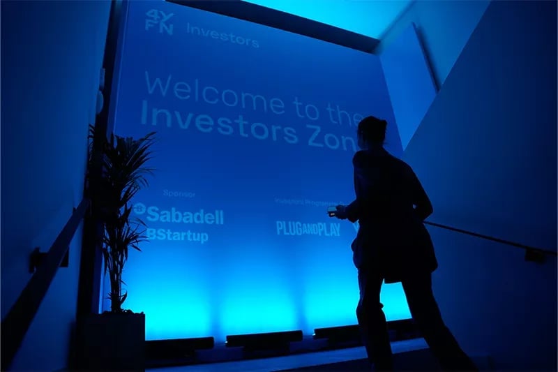 Graphic promoting 4YFN's mission to empower startups with sustainable and world-changing solutions