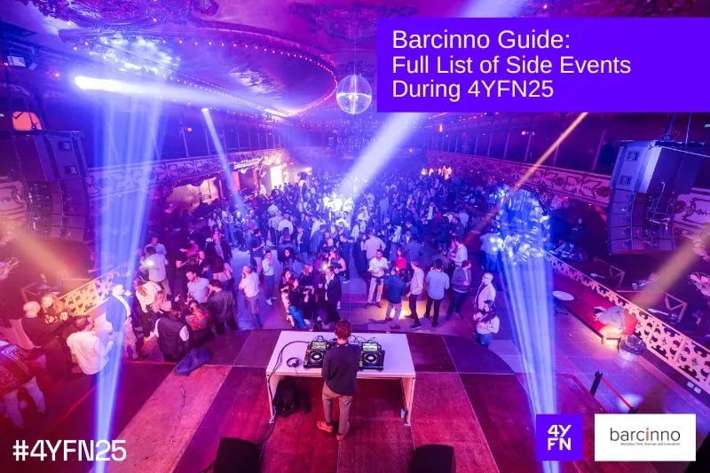 Barcinno x 4YFN: Full List of Side Events During 4YFN25 and MWC 2025